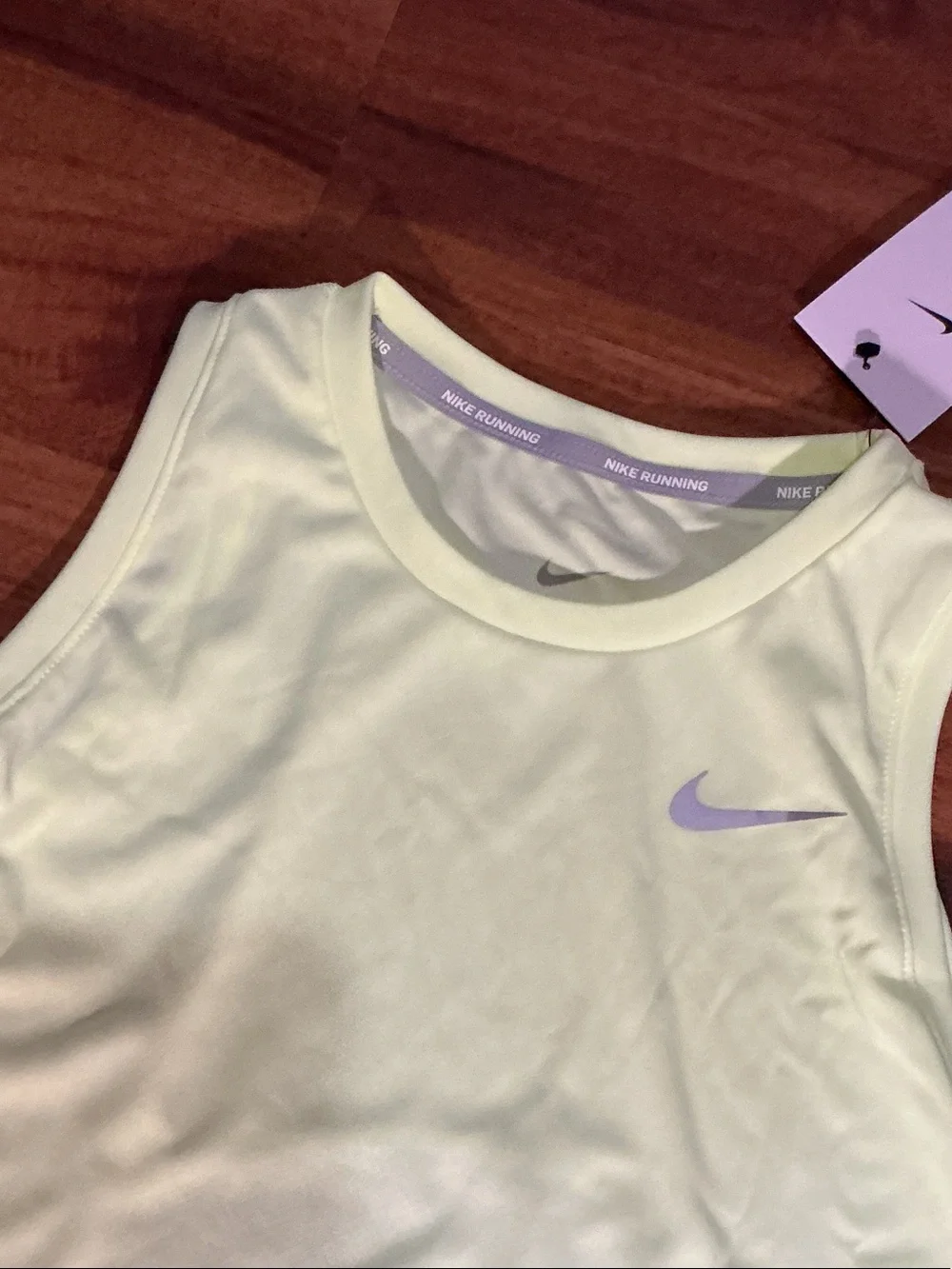 Nike Pale Yellow Women's Athletic Tank, Shorts Crossbody Bag Set nwt bundle